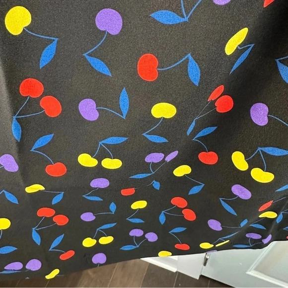 New ModCloth Just a Little Something Belted Shift Dress Cherries Size Small NWT - Picture 7 of 9